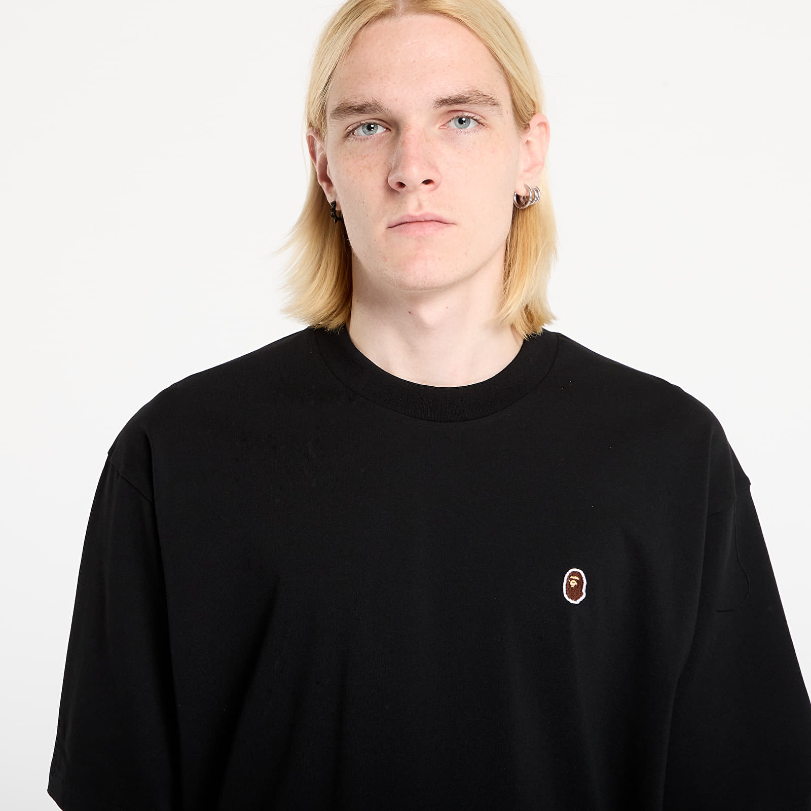 T-shirts A BATHING APE One Point Relaxed Fit Tee Black