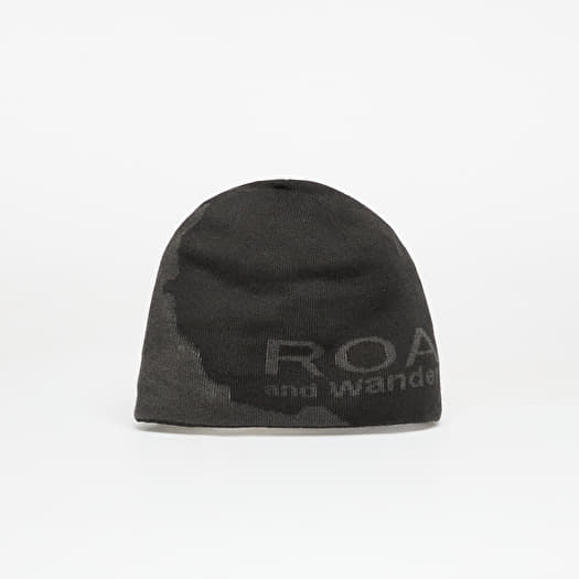 ROA X And Wander Logo Cotton Beanie Black