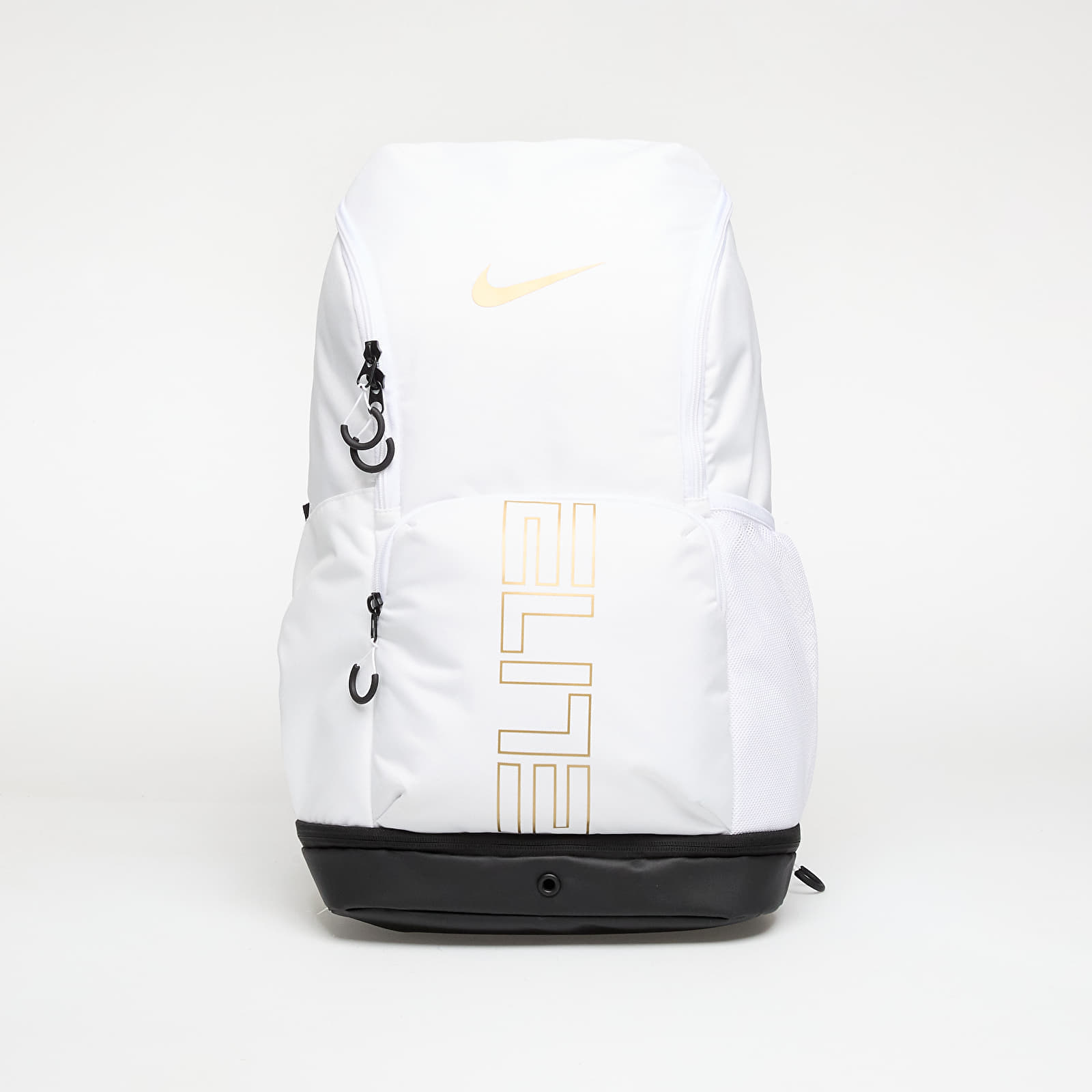 Rucsac Nike Varsity Elite Backpack (32L) White/ Black/ Metallic Gold 32 l