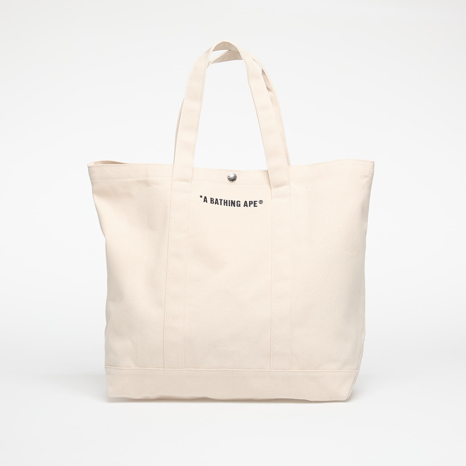 Meeste õlakotid A BATHING APE Big Ape Head Tote Bag Ivory