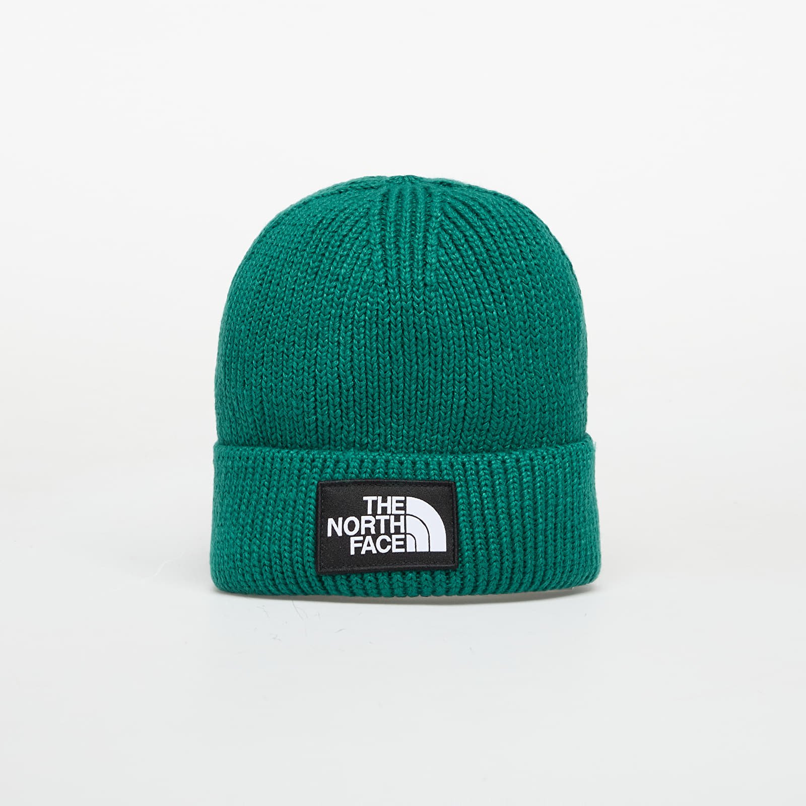 Men's hats The North Face Logo Box Cuffed Beanie Evergreen