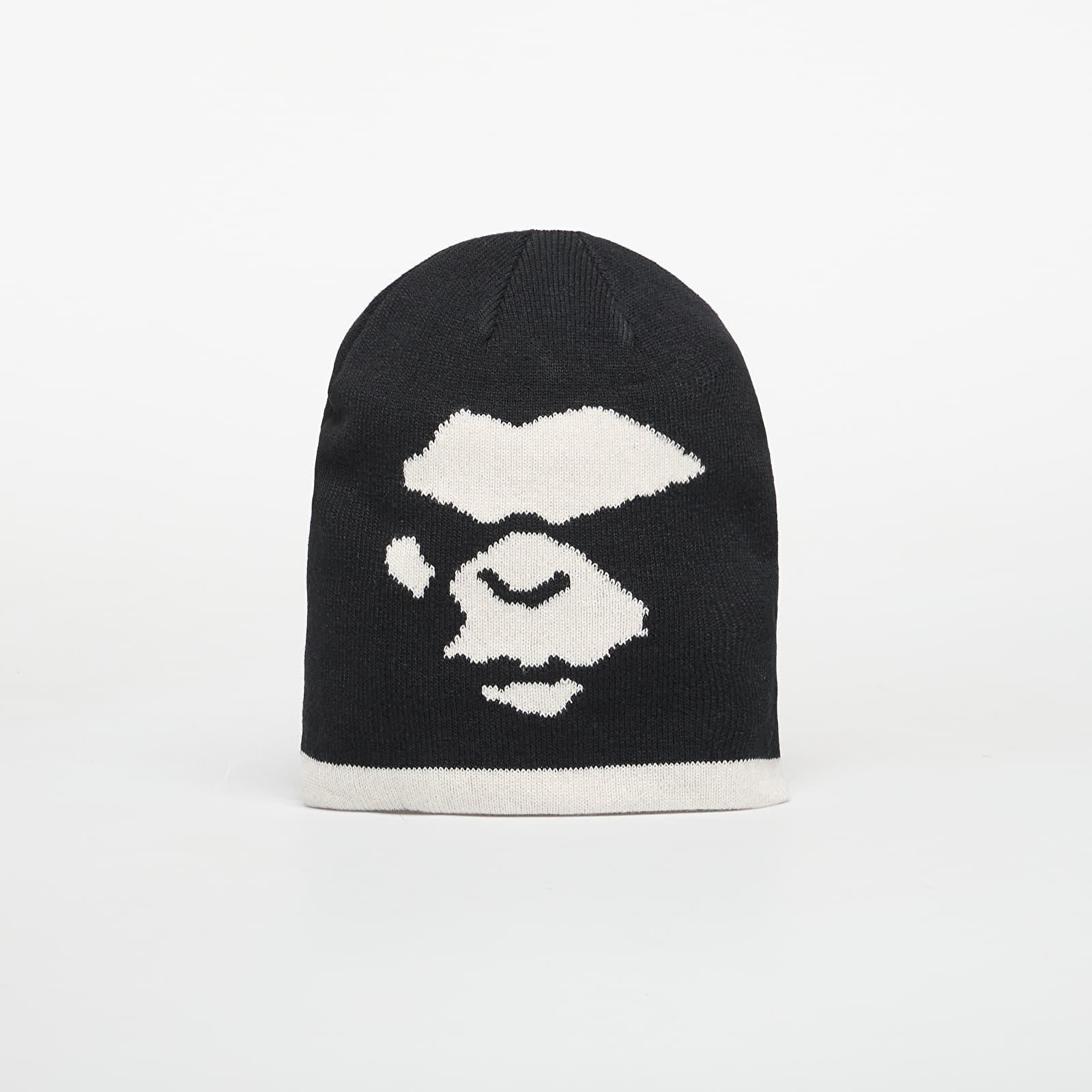Hats A BATHING APE Mad Face Knit Beanie Black