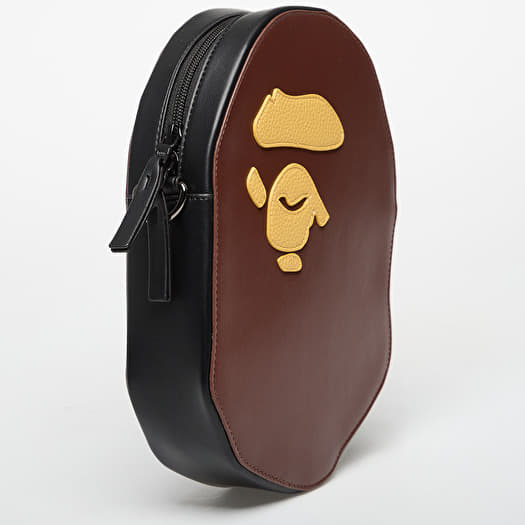 A BATHING APE Ape Head Shoulder Bag Brown | Footshop