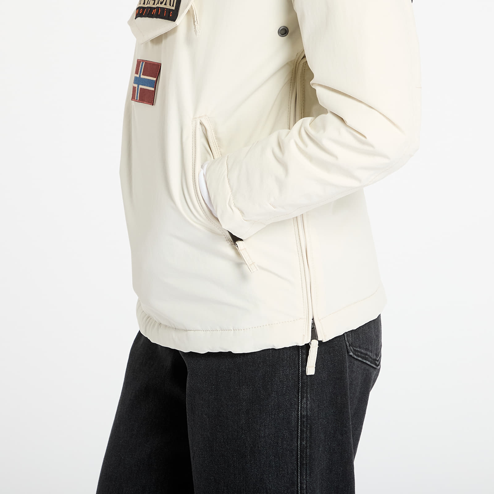 Kurtki damskie Napapijri Rainforest W Pocket 4 Beige Dimity
