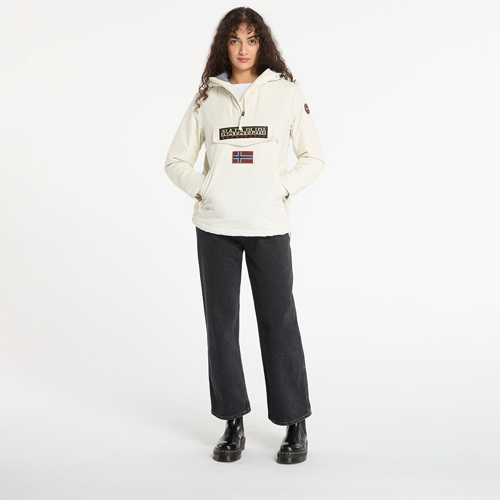 Kurtki damskie Napapijri Rainforest W Pocket 4 Beige Dimity