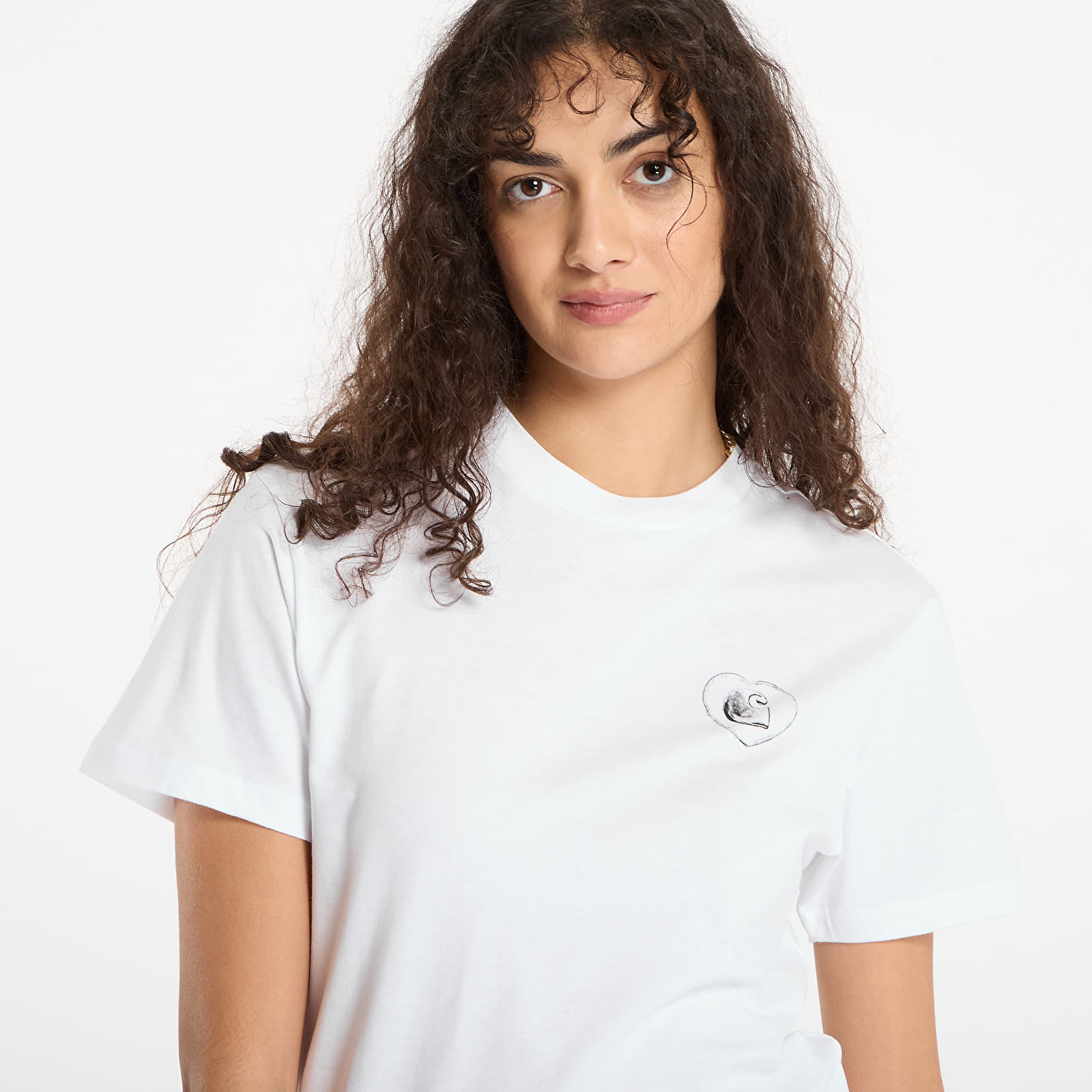 Men's T-shirts Carhartt WIP W' S/S Hearts Of Hartts T-Shirt UNISEX White