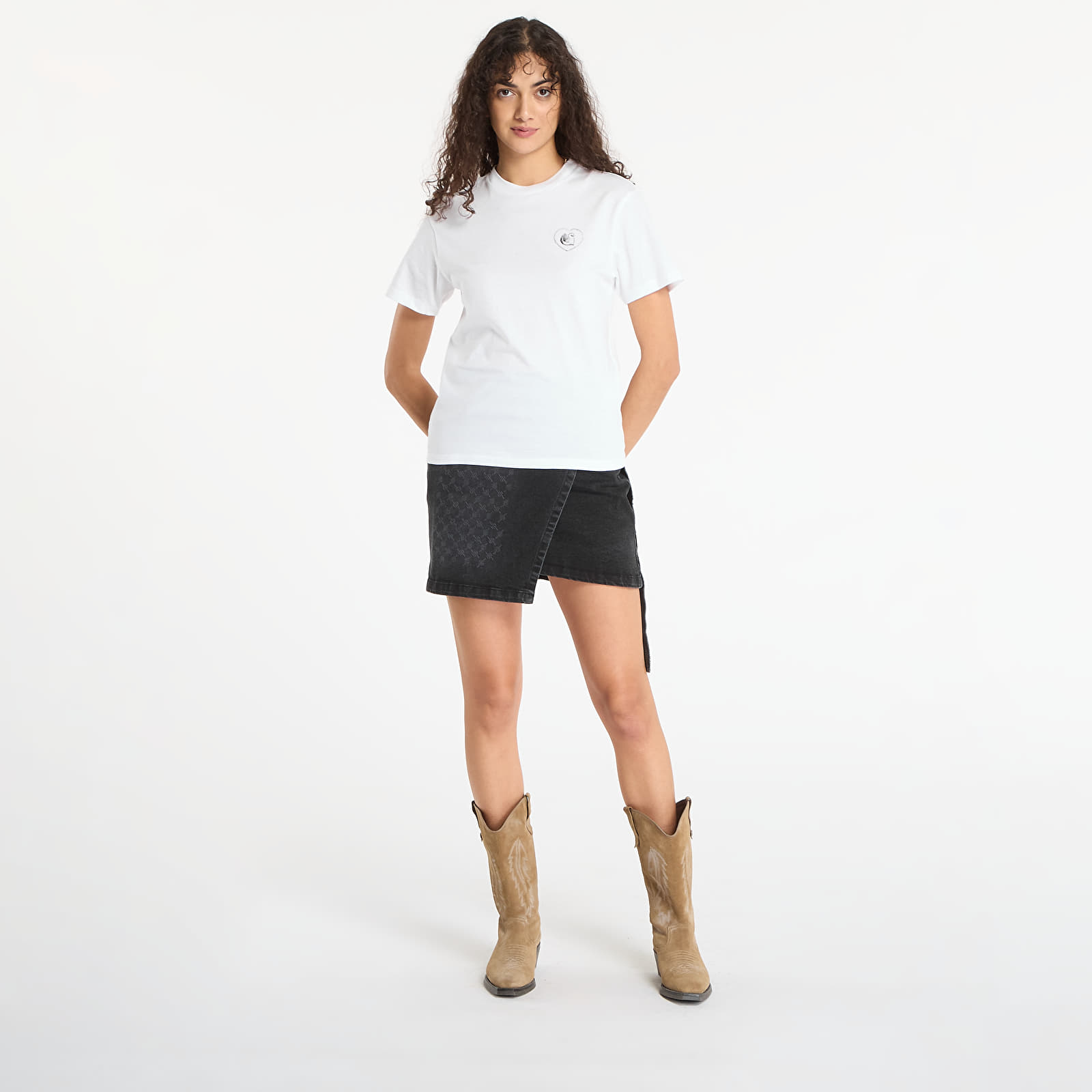 Men's T-shirts Carhartt WIP W' S/S Hearts Of Hartts T-Shirt UNISEX White