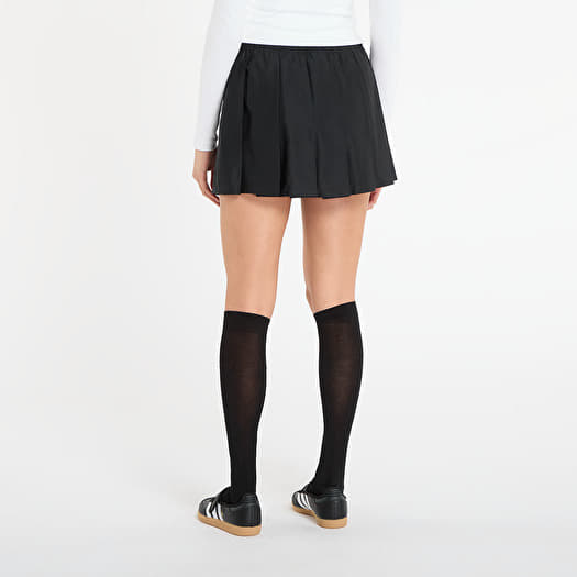 DESIGN - Robe patineuse mi-longue à encolure carrée - Noir fleuri