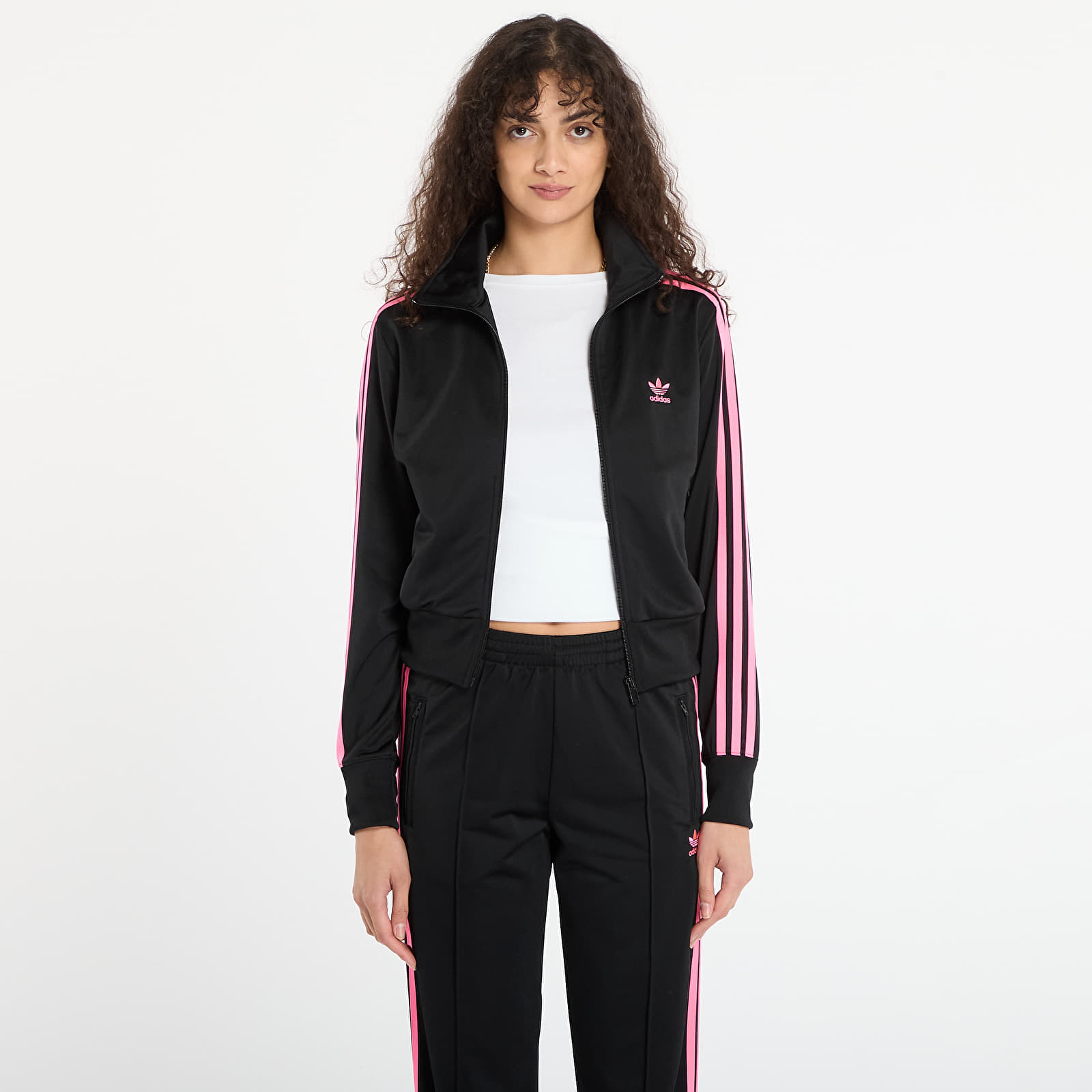 Women's hoodies adidas Adicolor Classics Firebird Track Top Black