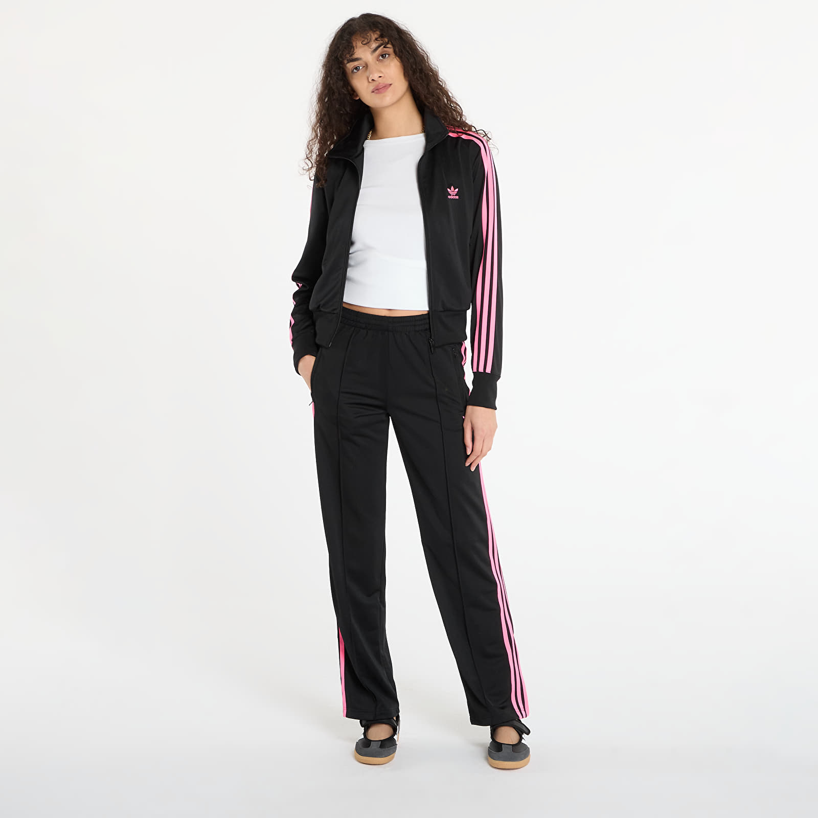 Women's hoodies adidas Adicolor Classics Firebird Track Top Black
