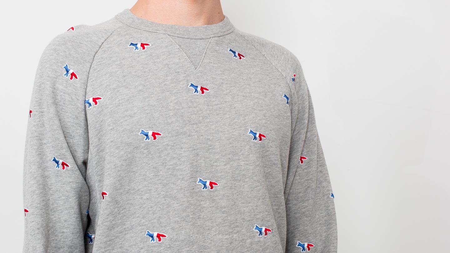 Hoodies and sweatshirts MAISON KITSUNÉ All-Over Tricolor Fox 