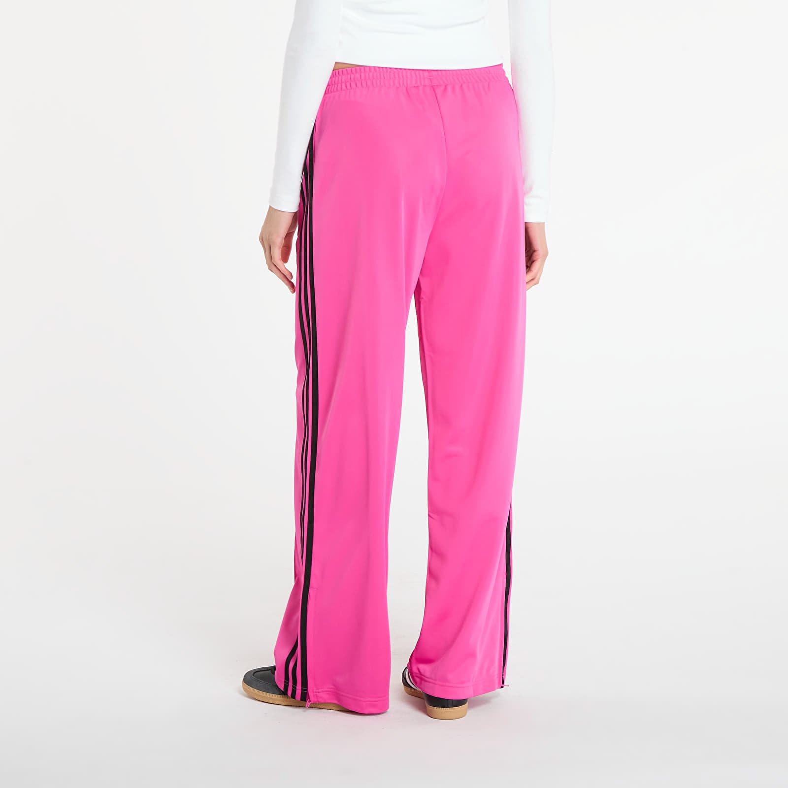 Naiste dressipüksid adidas Adicolor Classic Firebird Loose Track Tracksuit Bottoms Semi Lucid Fuchsia