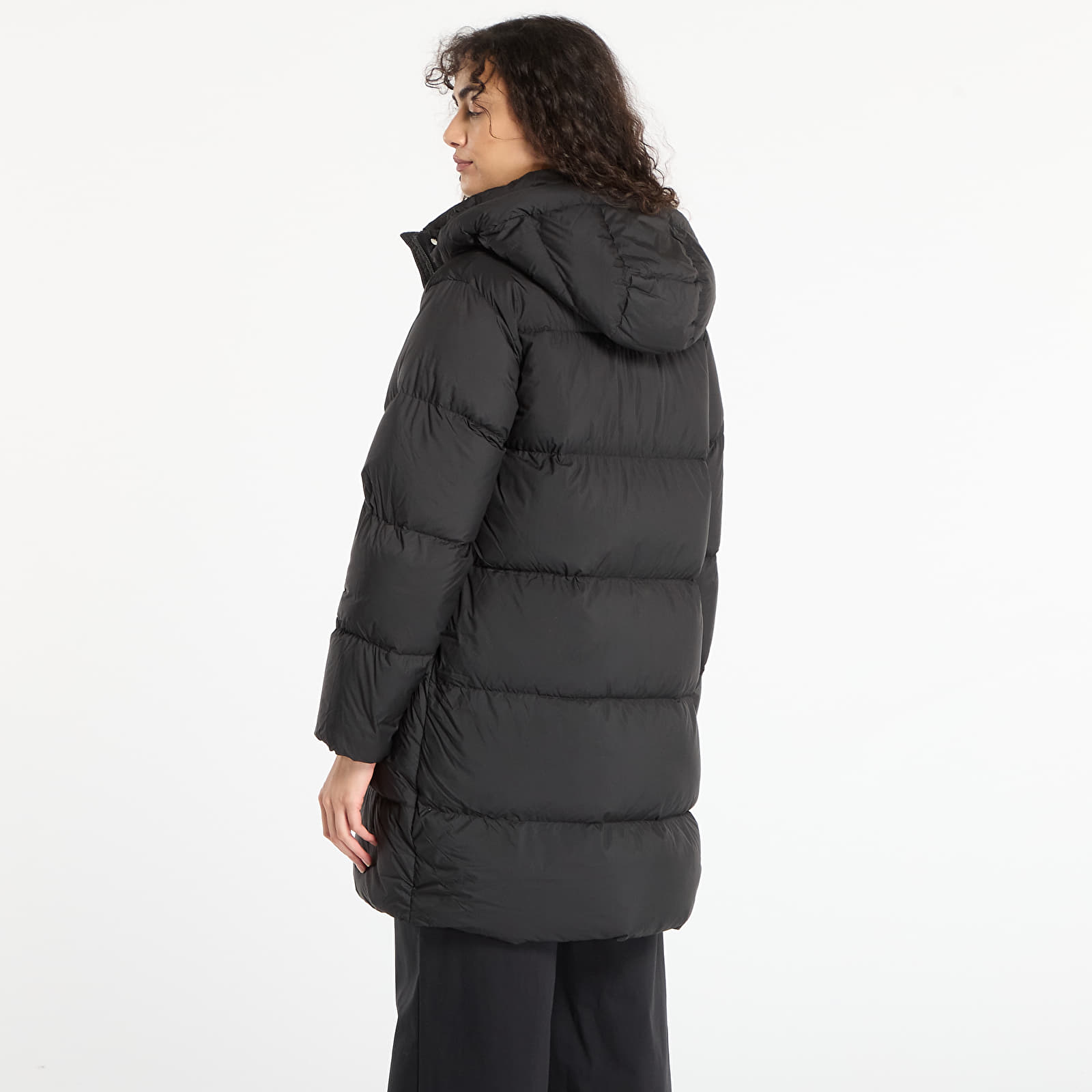 Casacos de mulher Tommy Hilfiger Modern Down Reg Coat Black