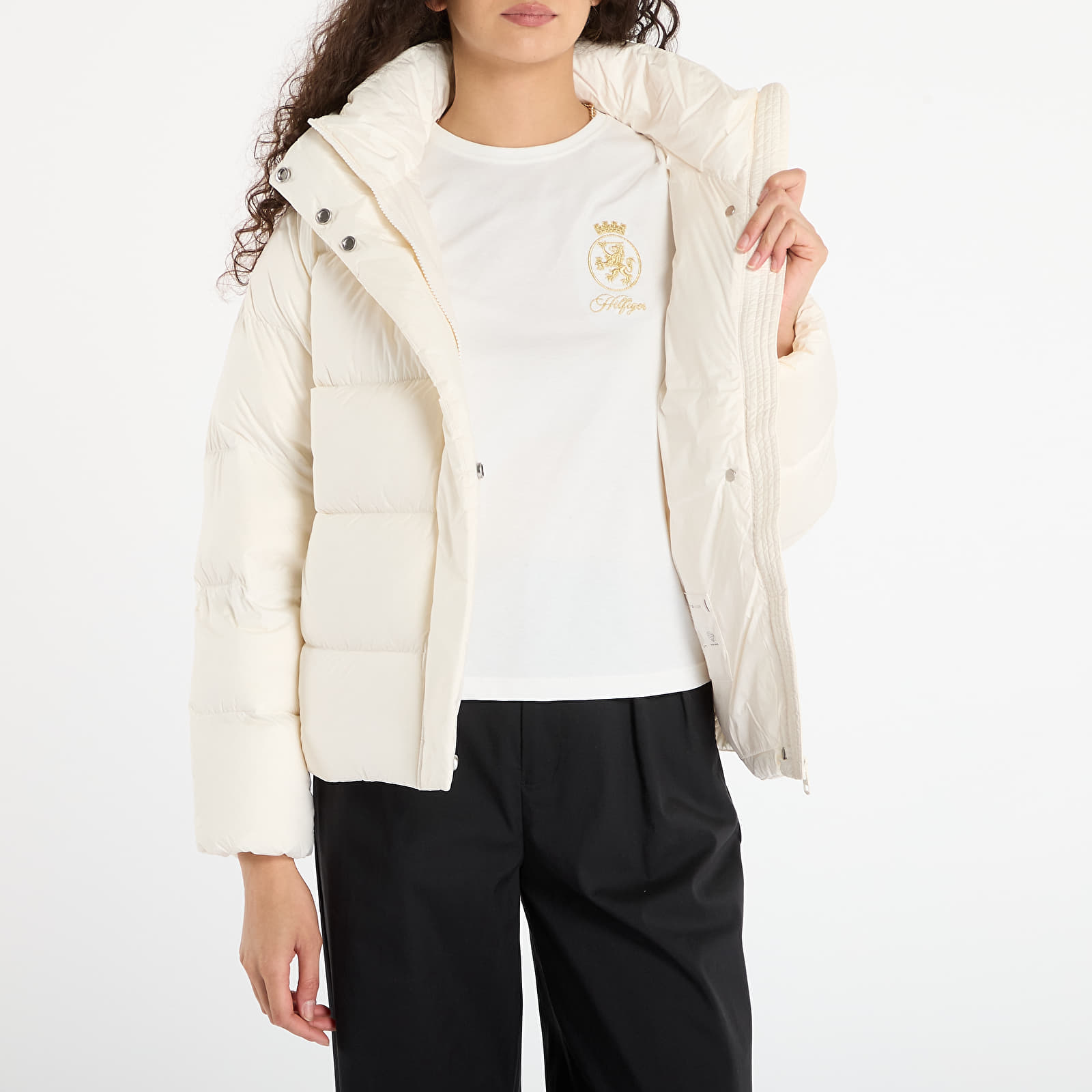 Ženske jakne Tommy Hilfiger Modern Down Reg Jacket White