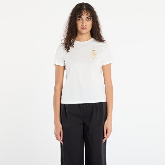 T-shirt Tommy Hilfiger Gold Crest Reg Ss Tee White