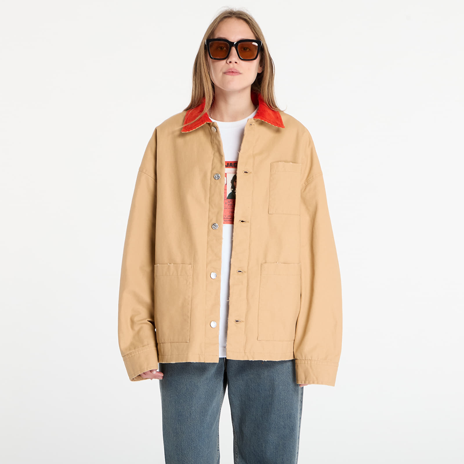 Kavajer för män A.P.C. x Marc Jacobs UNISEX Lined Jacket W Contrast Collar Brown