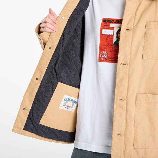 A.P.C. x Marc Jacobs UNISEX Lined Jacket W Contrast Collar Brown