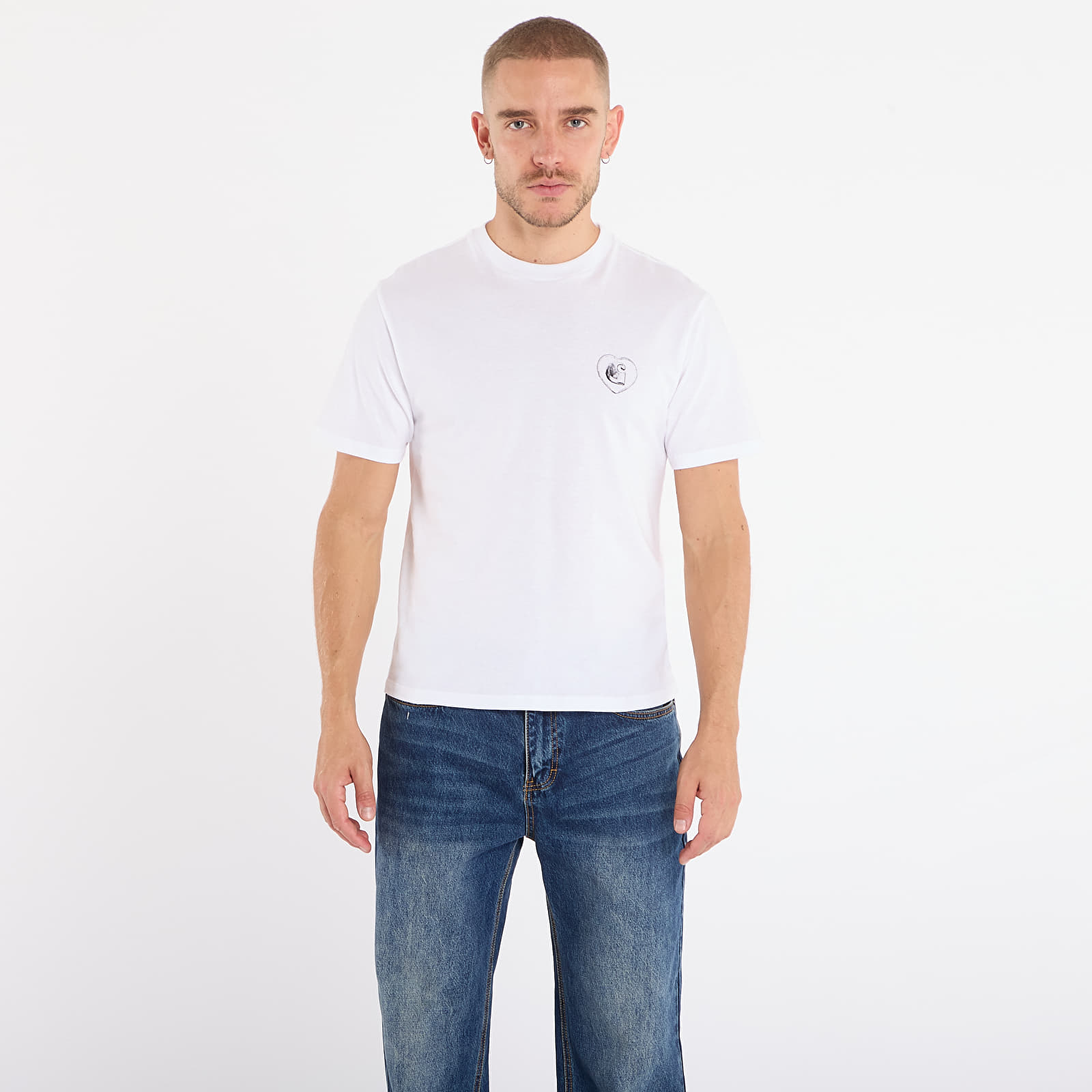 Men's T-shirts Carhartt WIP W' S/S Hearts Of Hartts T-Shirt UNISEX White