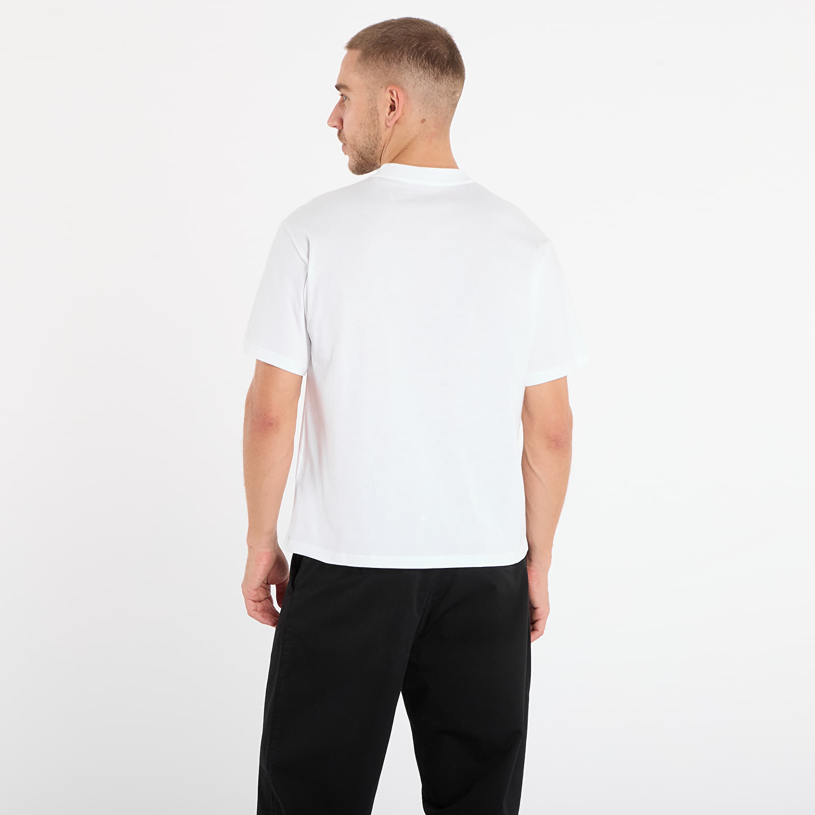 Pánská trička Carhartt WIP W' S/S Heart Patch T-Shirt UNISEX White/ Red