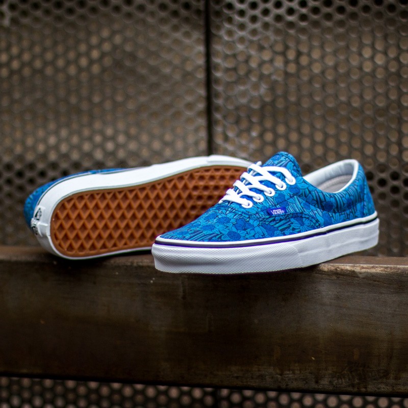 Women s shoes Vans Era Liberty Blue Floral Stripe Footshop