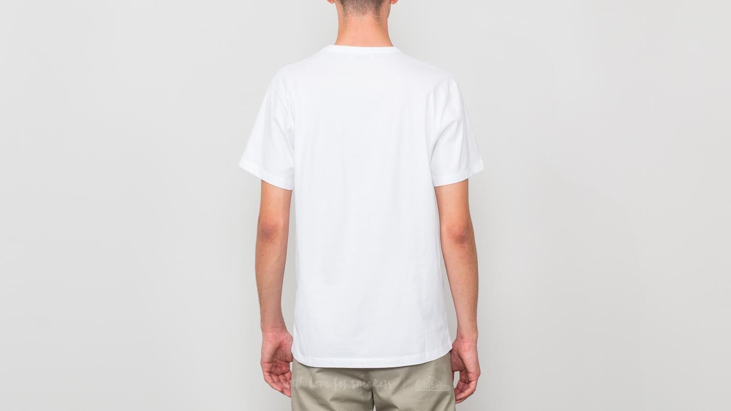 Trička MAISON KITSUNÉ Lovebirds T-Shirt White