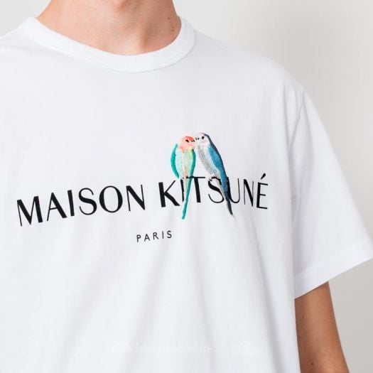 T-shirts MAISON KITSUNÉ Lovebirds T-Shirt White | Footshop