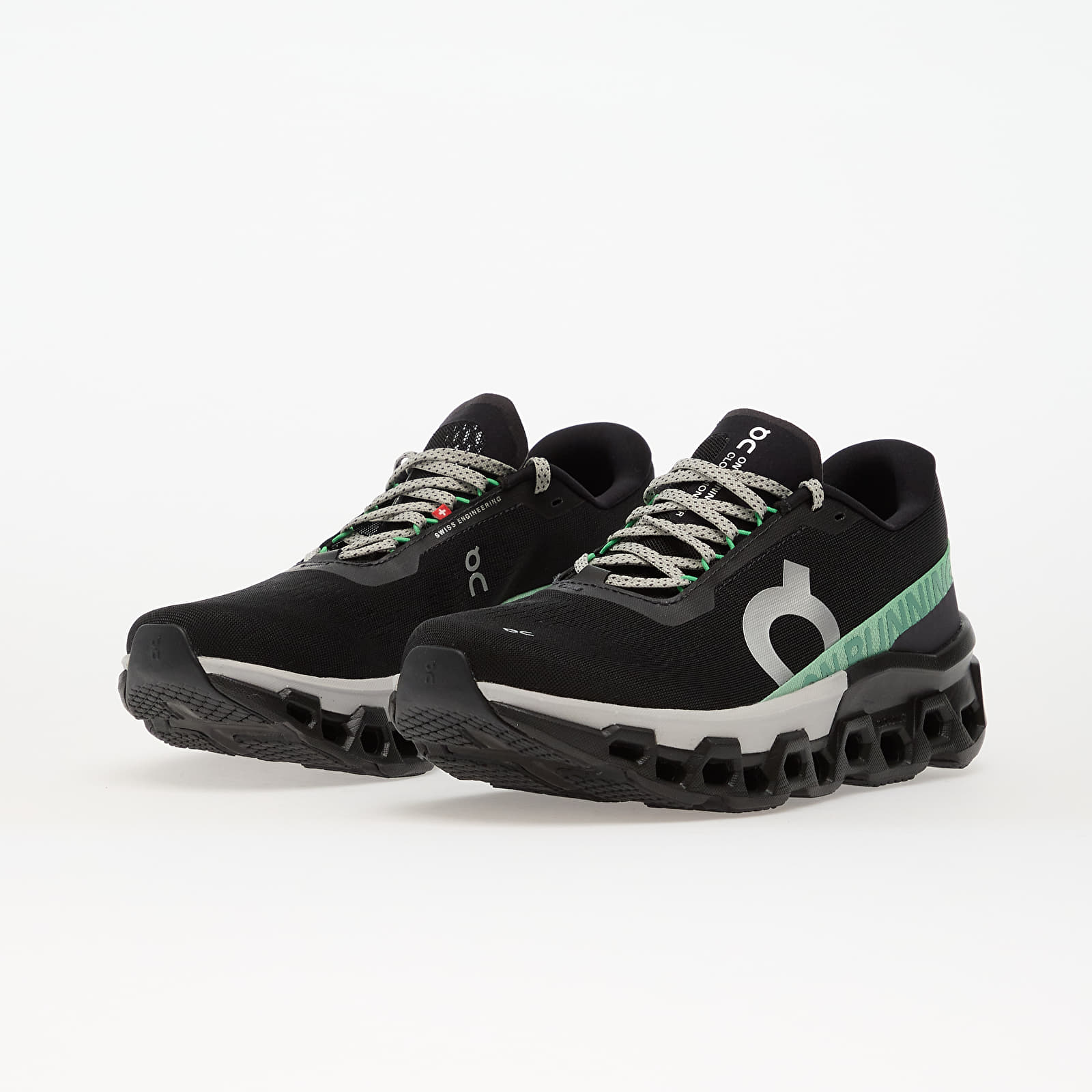 Scarpe uomo On M Cloudmonster 2 Black/ Glacier
