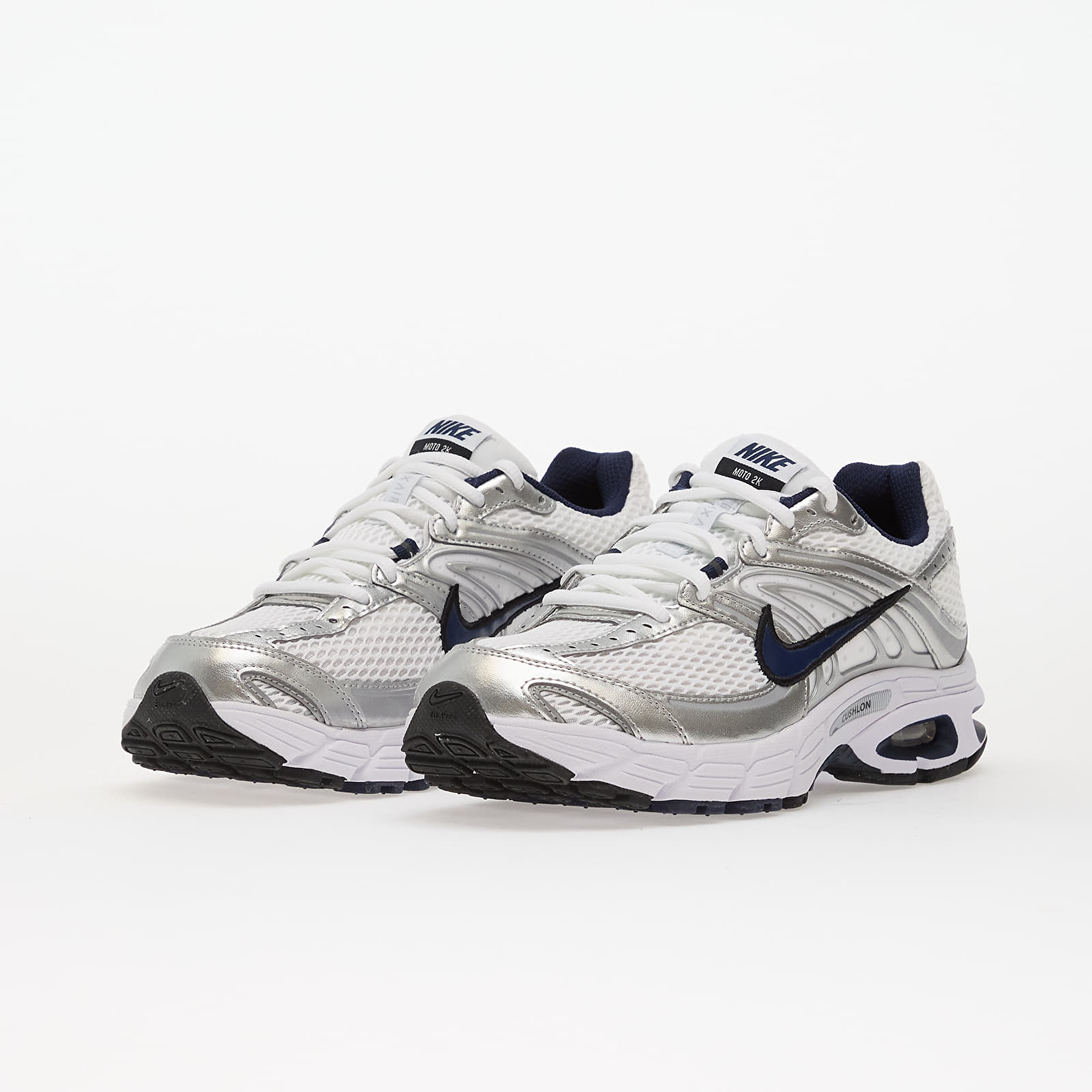 Naiste jalatsid Nike W Air Max Moto 2K White/ Midnight Navy-Metallic Silver