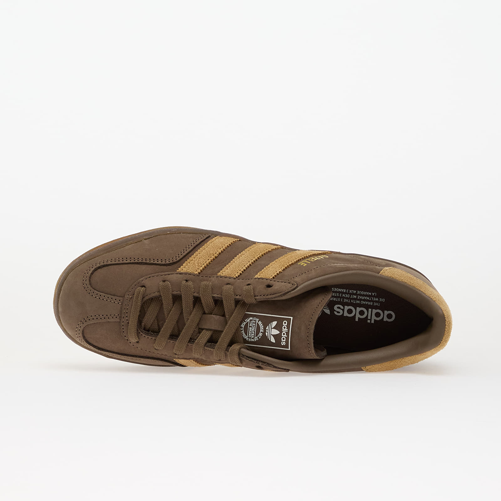 Meeste kingad adidas Gazelle Indoor Cardboard Brown/ Gold Beige/ Ftw White