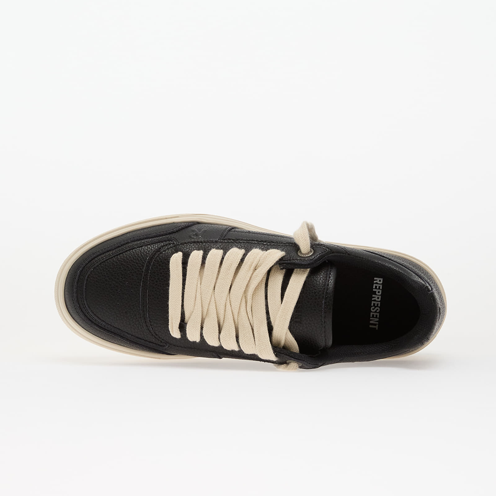 Meeste kingad REPRESENT Initial Sneaker - Leather Black