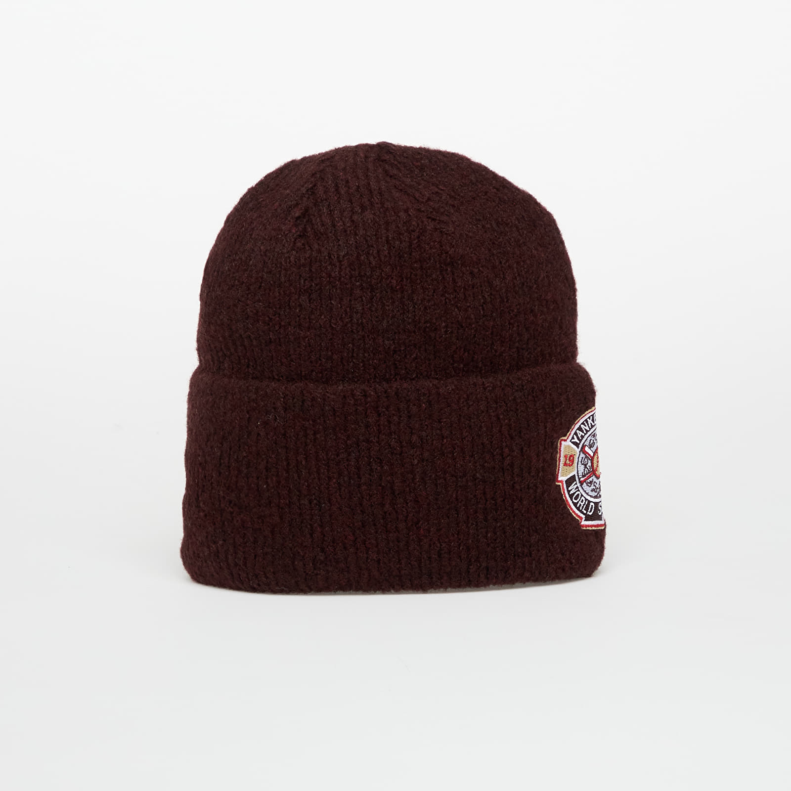 Čepice New Era Knit Medium MLB Ws Beanie New York Yankees Frosted Burgundy/ White