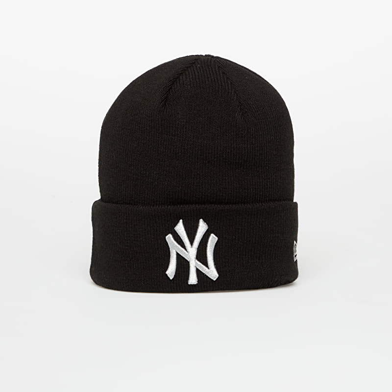 Berretto New Era Knit Medium MLB Metallic Beanie New York Yankees Black