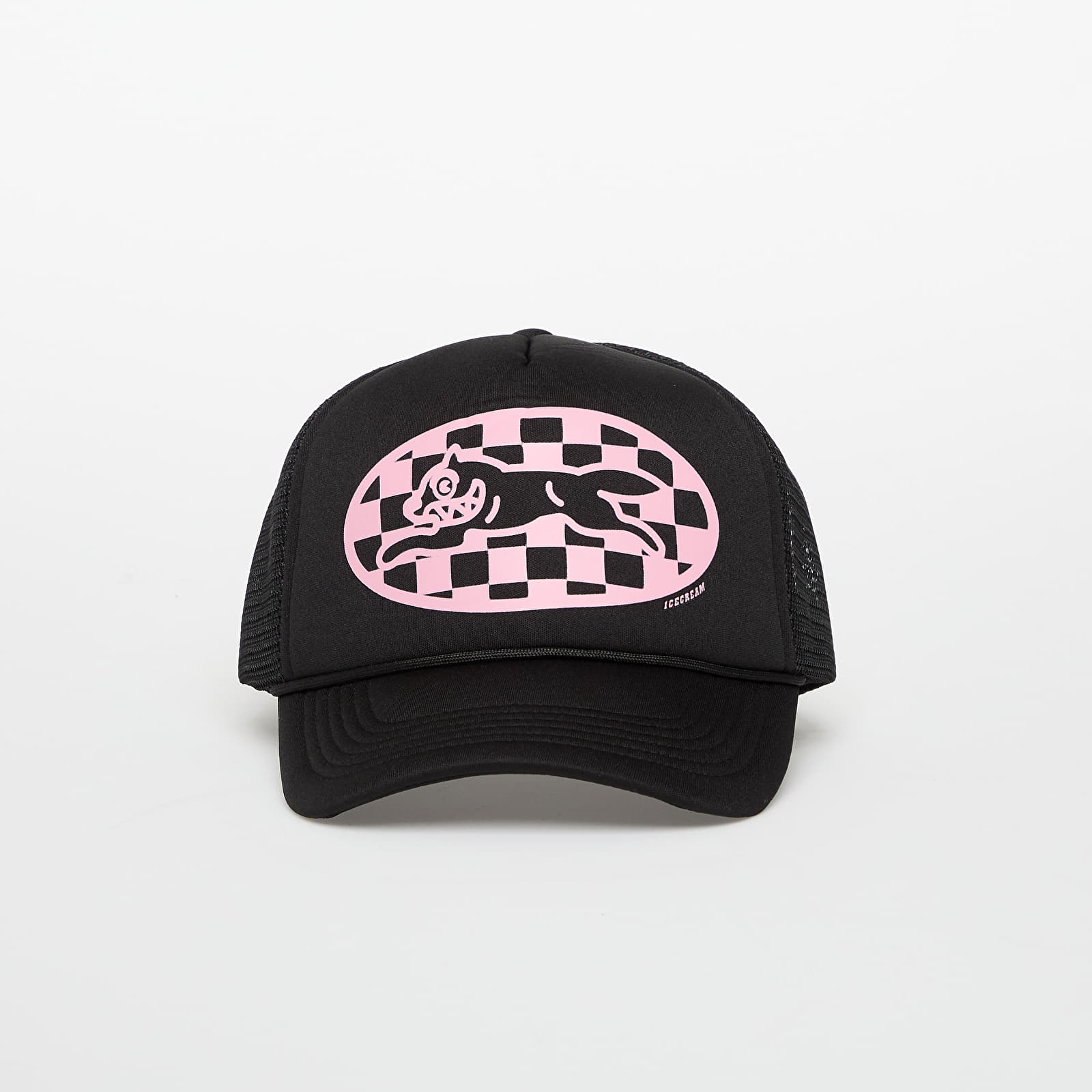 Meeste mütsid Billionaire Boys Club Icecream Checker Running Dog Trucker Cap Black