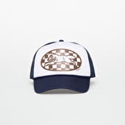Billionaire Boys Club Icecream Checker Running Dog Trucker Cap Ecru/ Navy