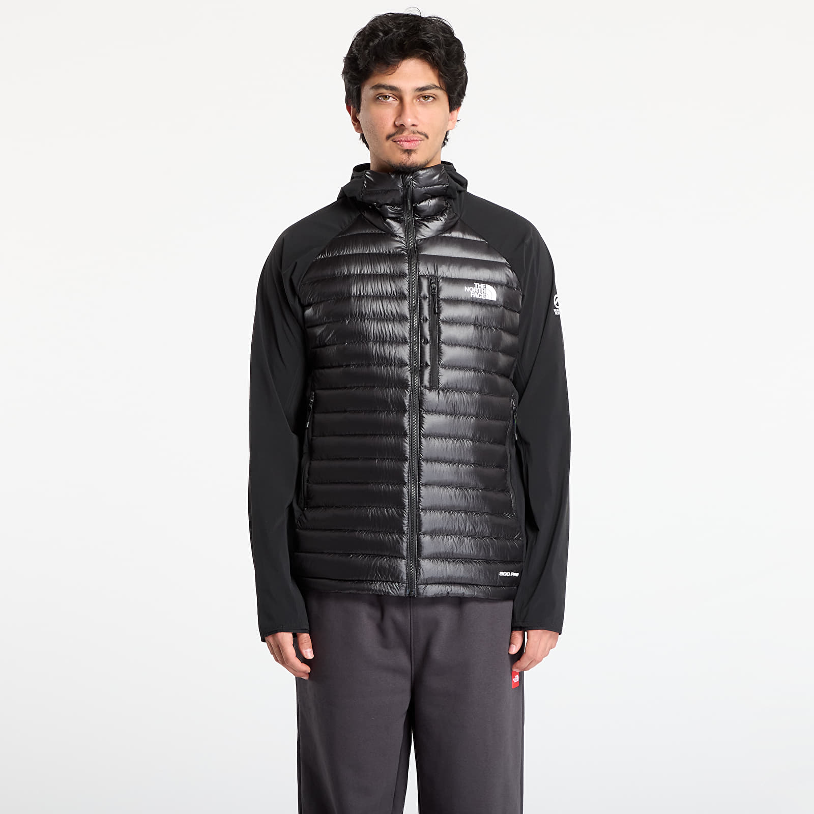 Men's jackets The North Face Summit Breithorn Lightweight Hybrid Hooded Jacket TNF Black