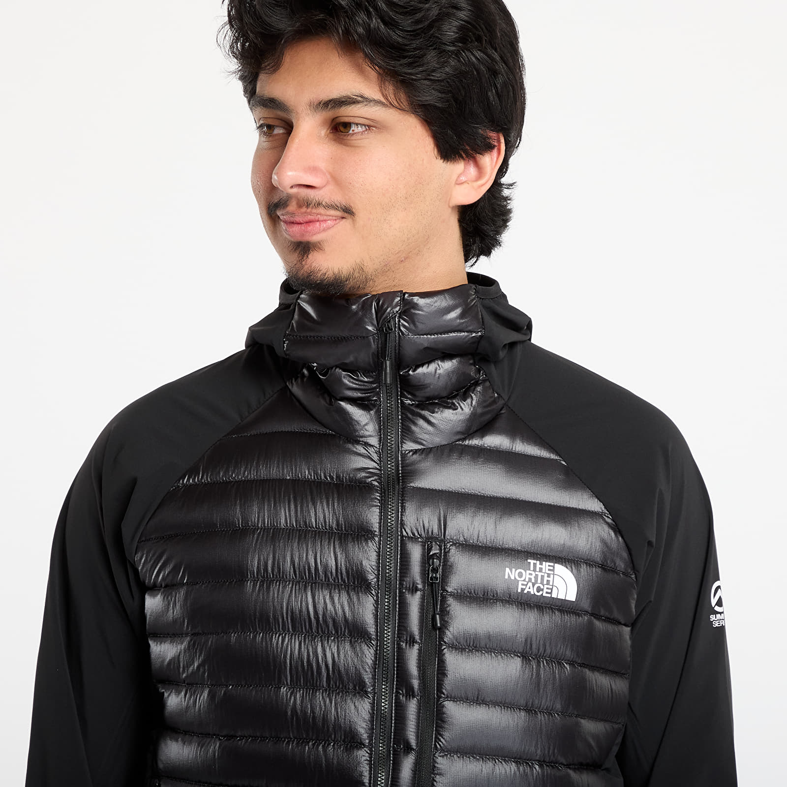 Men's jackets The North Face Summit Breithorn Lightweight Hybrid Hooded Jacket TNF Black