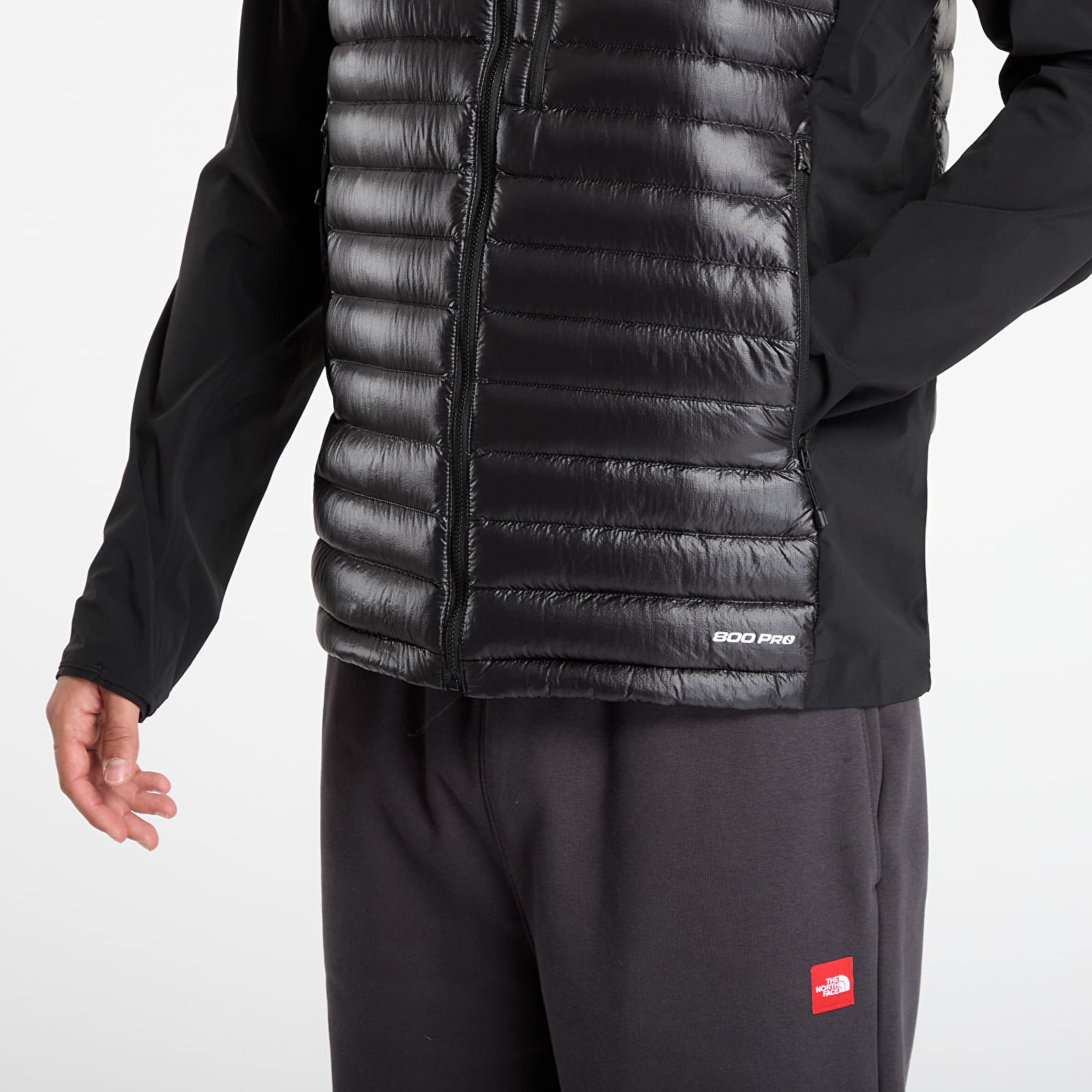 Men's jackets The North Face Summit Breithorn Lightweight Hybrid Hooded Jacket TNF Black