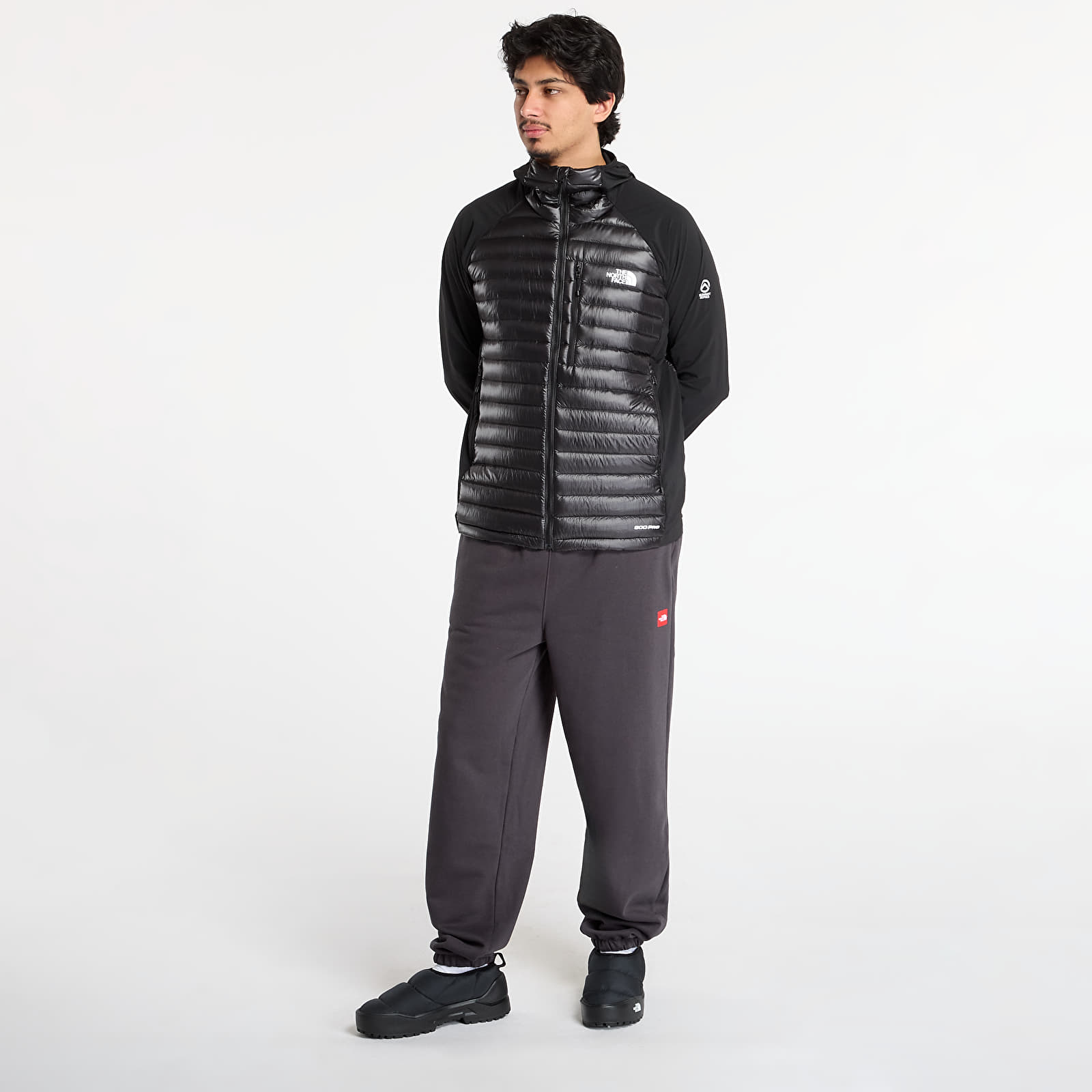 Men's jackets The North Face Summit Breithorn Lightweight Hybrid Hooded Jacket TNF Black