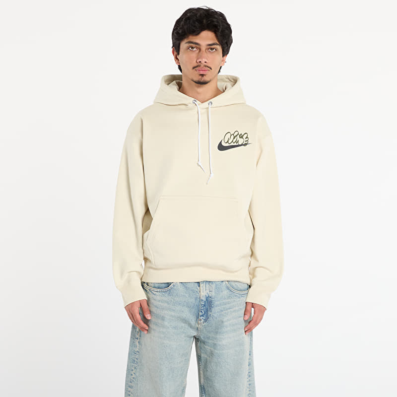 Nike Solo Swoosh Men's Fleece Hoodie Lt Khaki