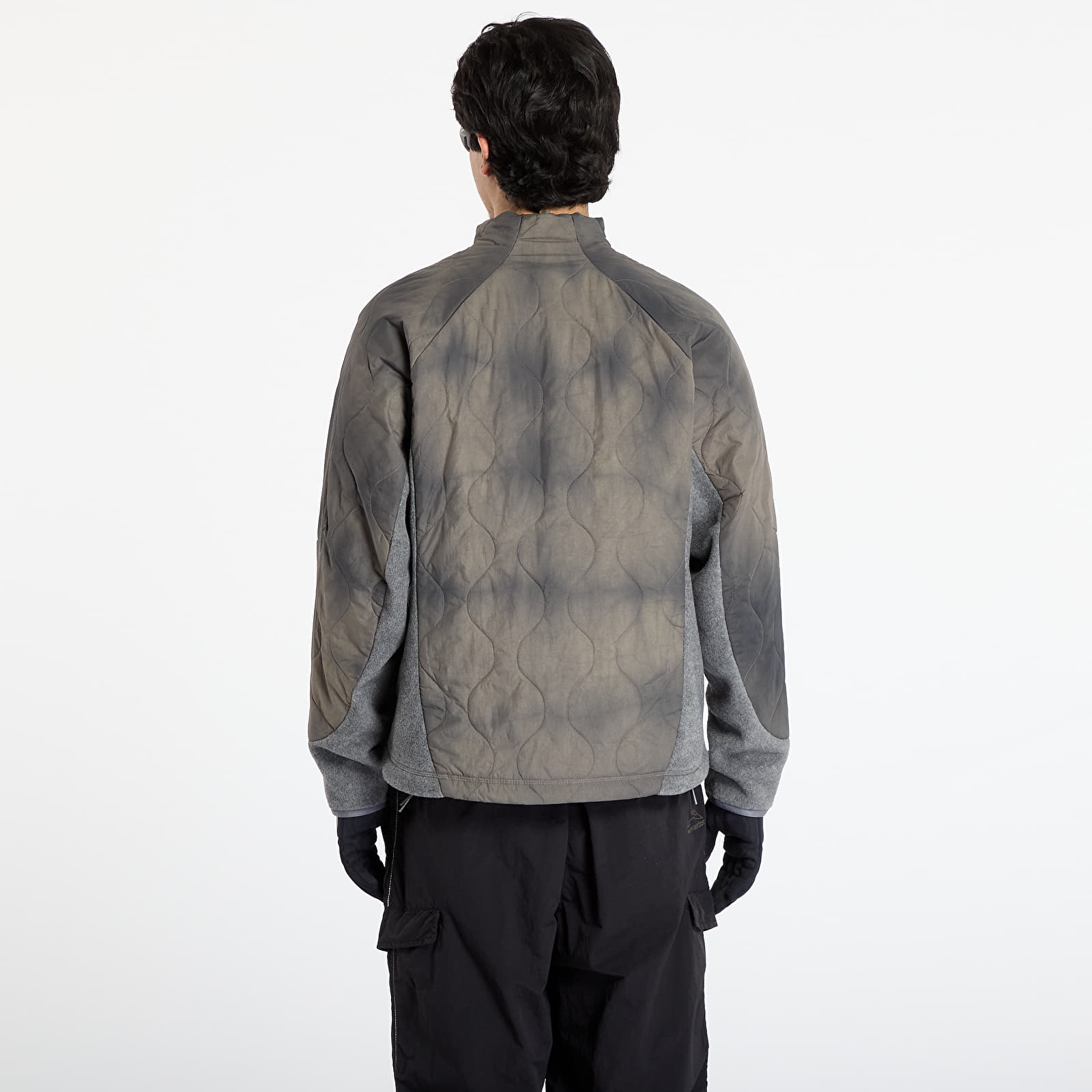 Kurtki męskie ROA x And Wander Quilted Fleece Jacket Grey