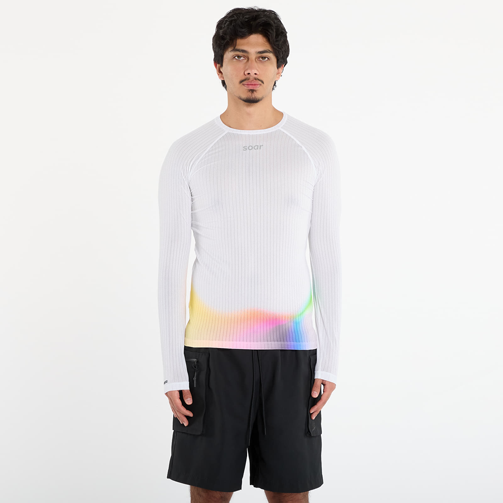 Trička SOAR Race Base White/ Summer Rainbow