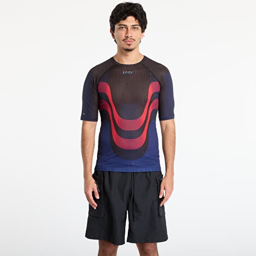 Tričko SOAR Race Tee Black/ Red/Navy
