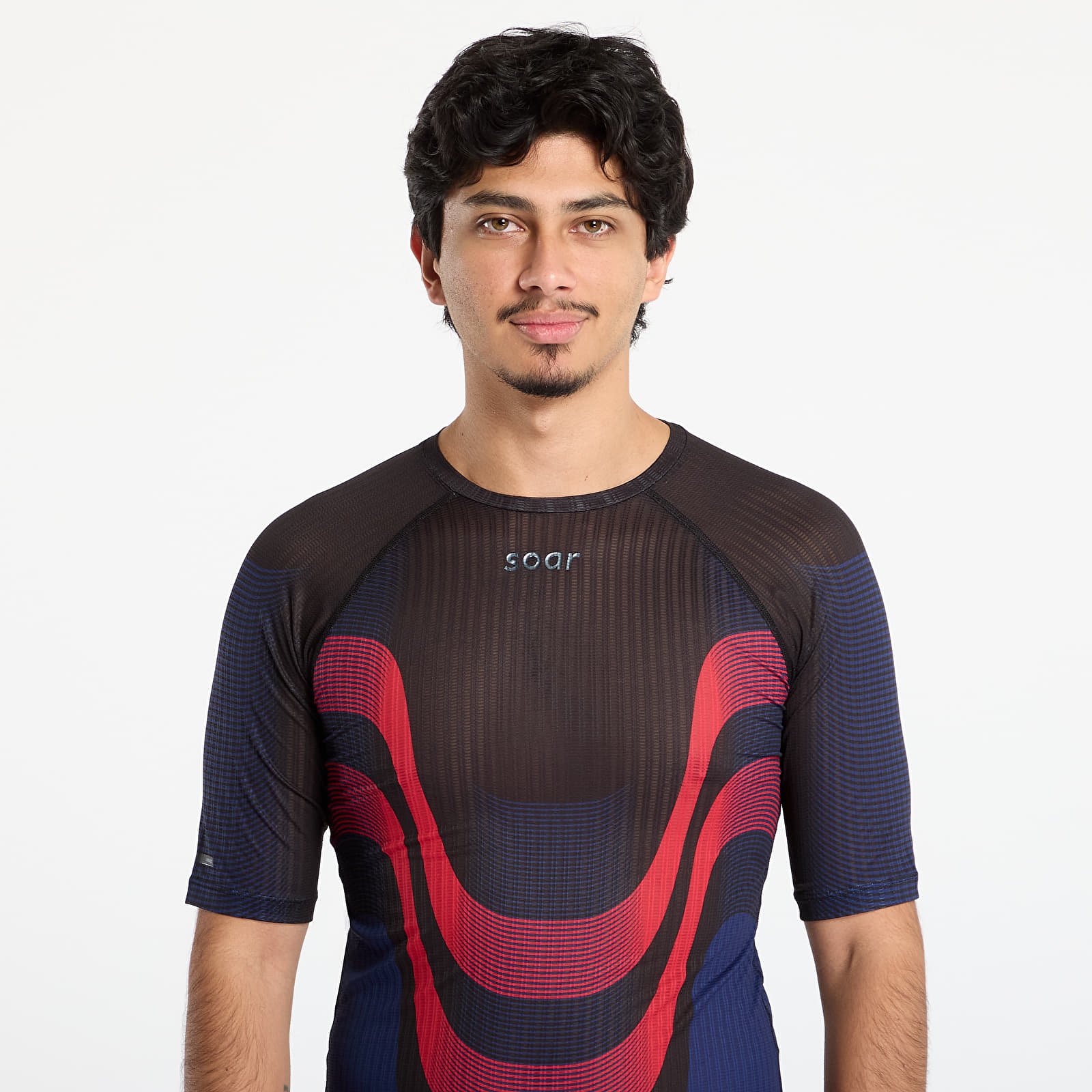 Trička SOAR Race Tee Black/ Red/Navy