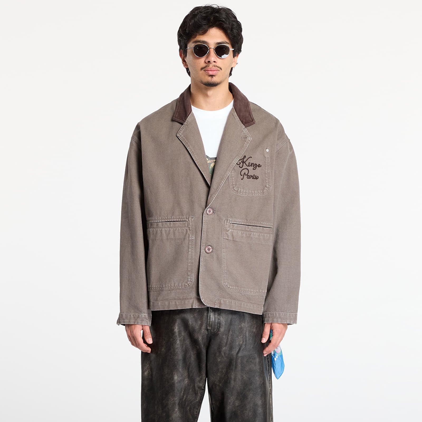 Jachetă KENZO Workwear Jacket Taupe XXL