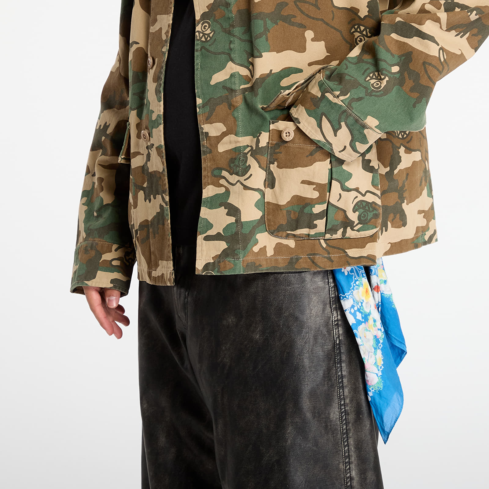Meeste jakid Billionaire Boys Club Icecream Running Dog Woodland Camo Field Jacket Camo