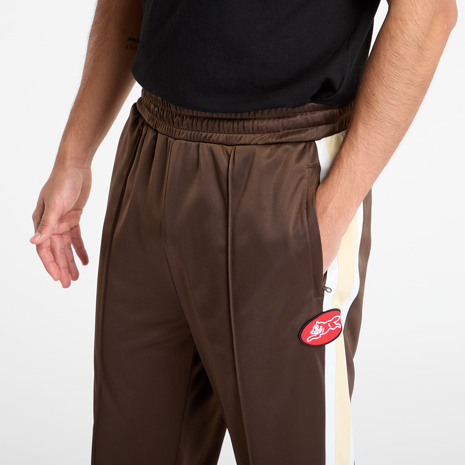 Meeste dressipüksid Billionaire Boys Club Icecream Running Dog Pleated Track Pants Brown