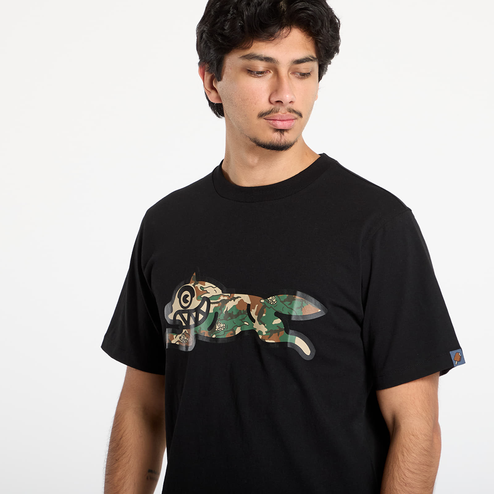 Meeste T-särgid Billionaire Boys Club Icecream Woodland Camo Running Dog T-Shirt Black