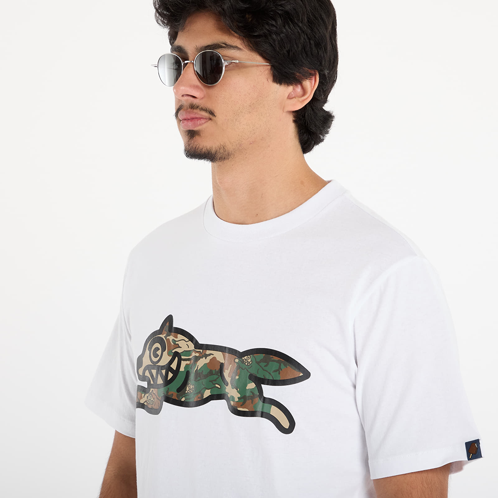 Meeste T-särgid Billionaire Boys Club Icecream Woodland Camo Running Dog T-Shirt White