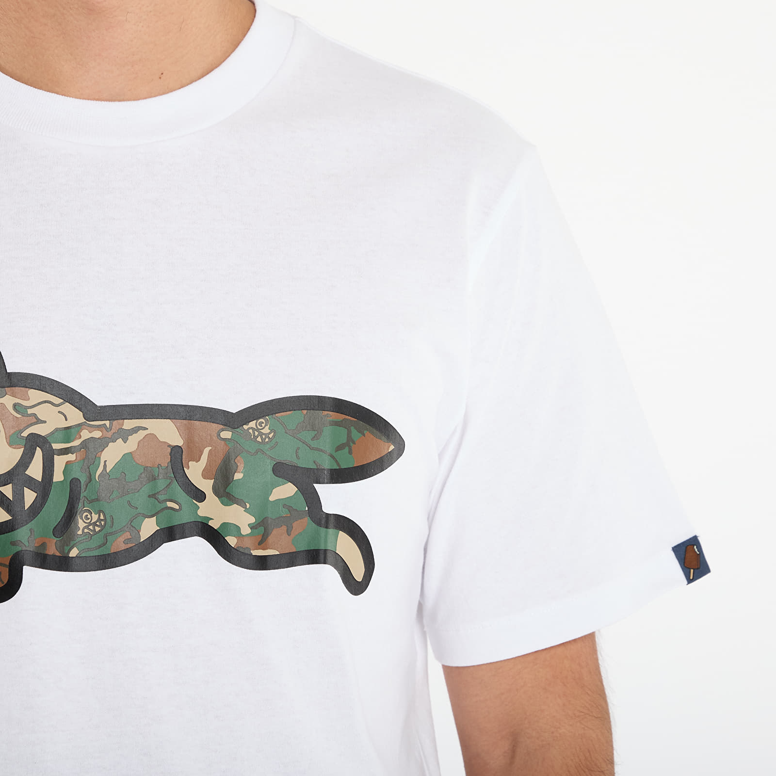 Meeste T-särgid Billionaire Boys Club Icecream Woodland Camo Running Dog T-Shirt White