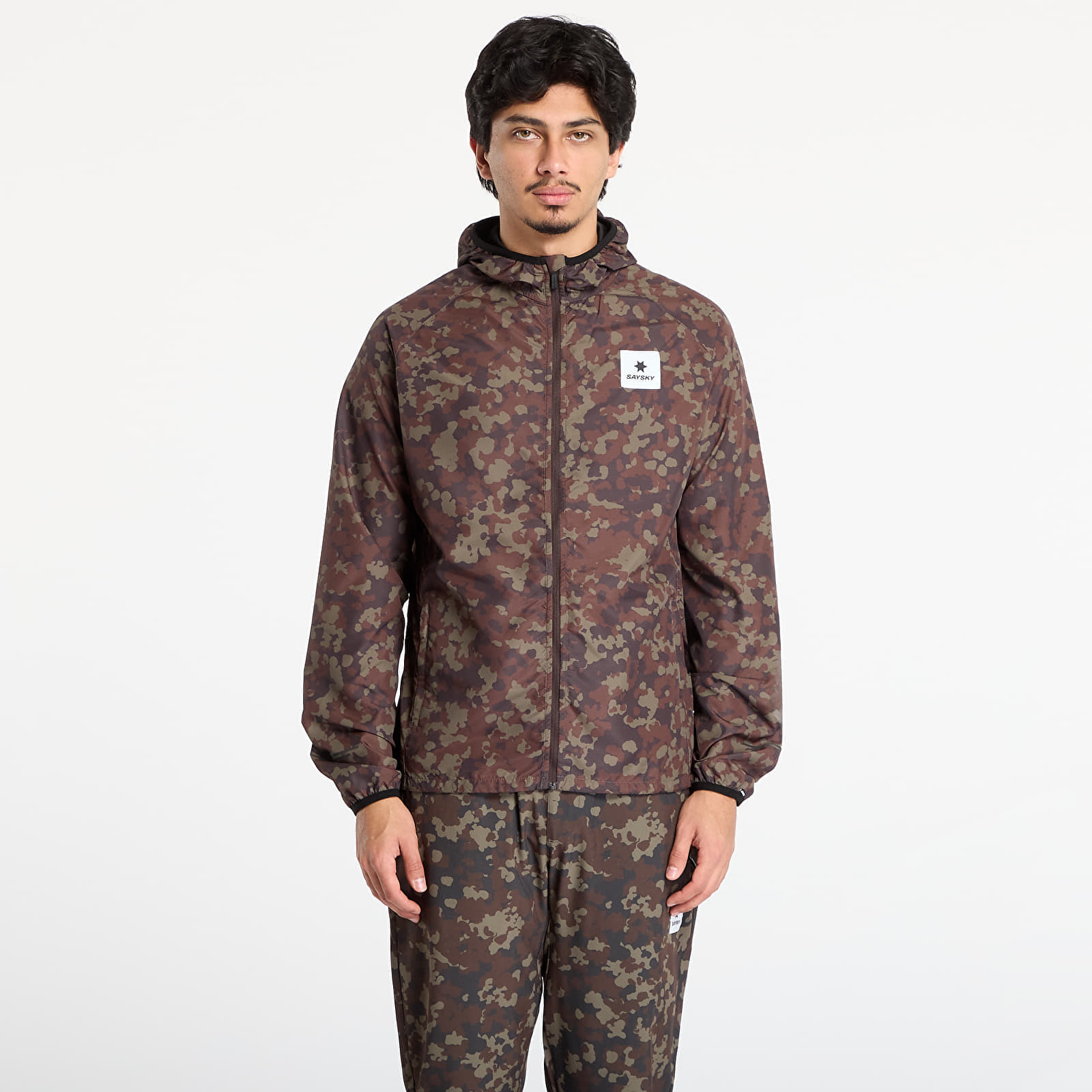 Jachetă SAYSKY Camo Pace Jacket Brown AOP S